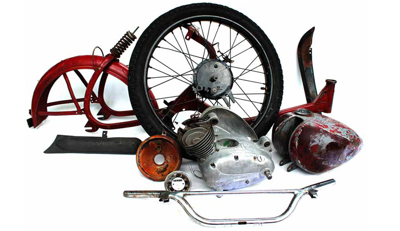 Motocycle and automobile components